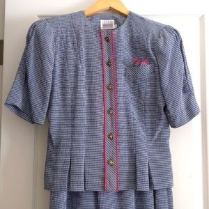 Leslie Fay skirt set